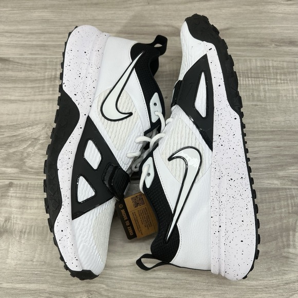 Nike Air Zoom Diamond Elite Turf Baseball Shoes White Black Men Sz 11 DZ0503-104 main image 7